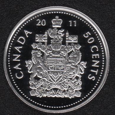 2011 - Proof - Silver - Canada 50 Cents