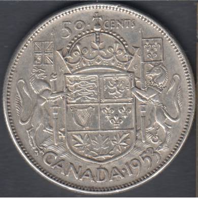 1953 - LD NSF - Fine - Canada 50 Cents