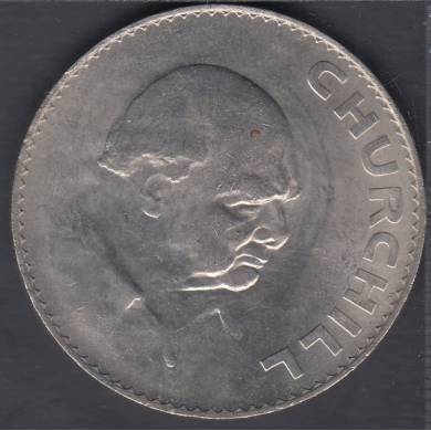 1965 - Crown ( 5 Schillings) - Winston Churchill - Grande Bretagne