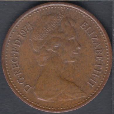 1974 - 1 /2 Penny - Great Britain