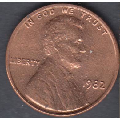 1982 - B.Unc - Large Date - Error Coin see Photo - Lincoln Small Cent
