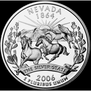 2006 S - Proof - Nevada - 25 Cents