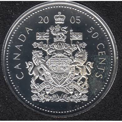 2005 - Proof - Silver - Canada 50 Cents