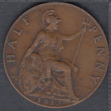 1913 - Half Penny - Great Britain