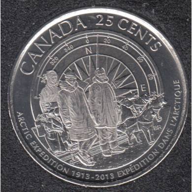 2013 - #1 B.Unc - Arctic - Canada 25 Cents