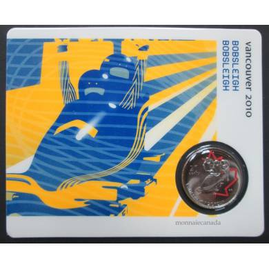 2010 - 25 cents - Vancouver  Bobsleigh Circulation Sport Cards