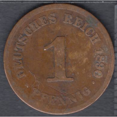 1890 A - 1 Pfennig - Germany