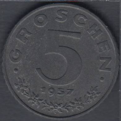 1957 - 5 Groschen - B. Unc - Austria