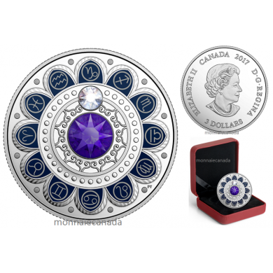 2017 - $3 - Pure Silver coin  Zodiac - Capricorn
