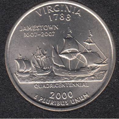 2000 P - Virginia - 25 Cents