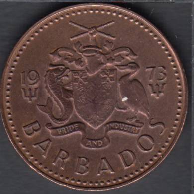 1973 - 1 cent - Unc - Barbados