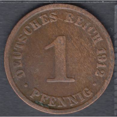 1912 A - 1 Pfennig - Allemagne