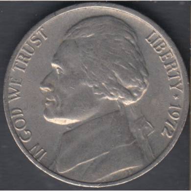 1972 - EF - Jefferson - 5 Cents