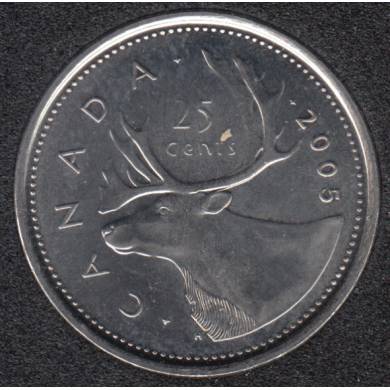 2005 P - B.Unc - Canada 25 Cents