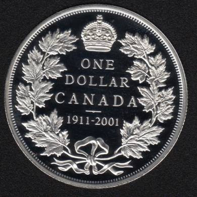 2001 - 1911 - Proof - Silver .925 - Canada Dollar