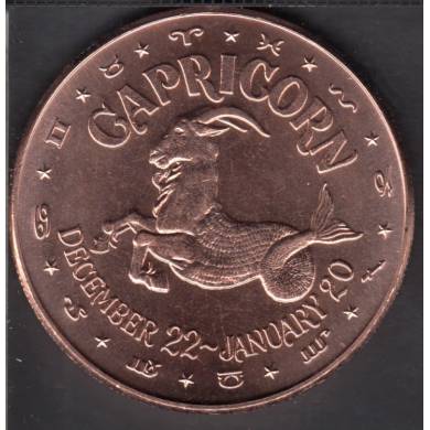 Capricorn- 1 oz .999 Fine Copper