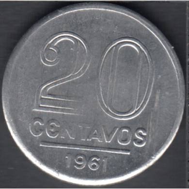 1961 - 20 Centavos - B. Unc - Bresil