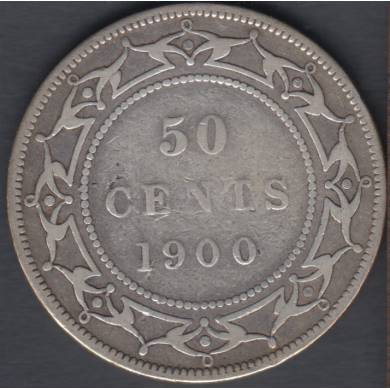 1900 - VG - 50 Cents - Newfoundland