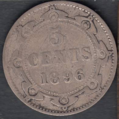 1896 - Good - 5 Cents - Terre-Neuve