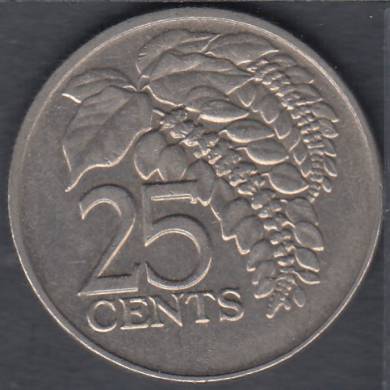 1975 - 25 Cents - Trinidad & Tobago