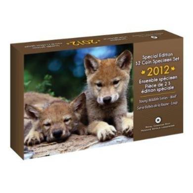 2012 Special Edition $2 Coin Specimen Set - Wolf Cubs