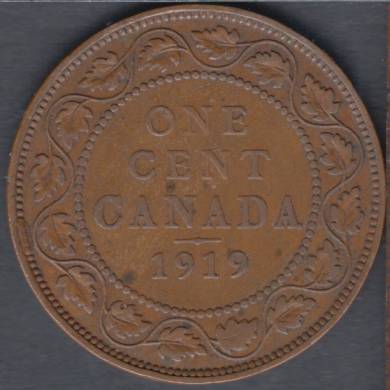 1919 - VG/F - Canada Large Cent
