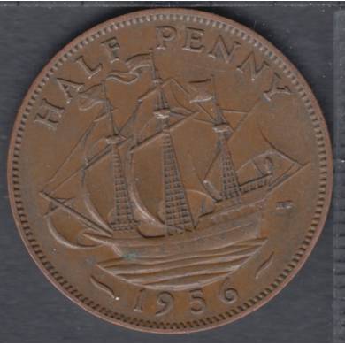 1956 - Half Penny - Grande Bretagne