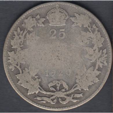 1920 - A/G - Canada 25 Cents