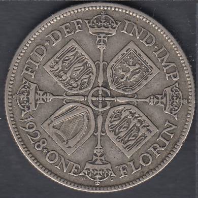 1928 - Florin (Two Shillings) - Grande  Bretagne