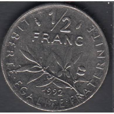 1992 - 1/2 Franc - France