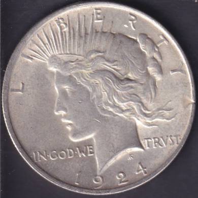 1924 - EF - Peace Dollar USA
