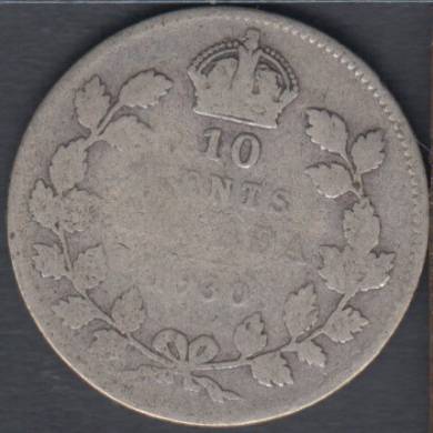 1930 - VG - Canada 10 Cents