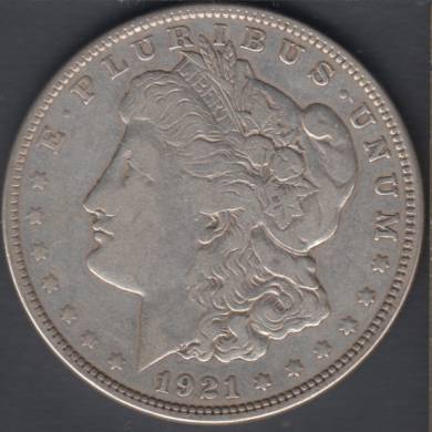 1921 - Fine - Morgan - Dollar