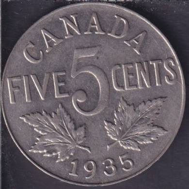 1935 - VF/EF - Canada 5 Cents