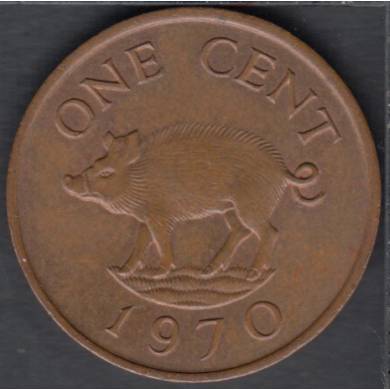 1970 - 1 Cent - Unc - Bermude