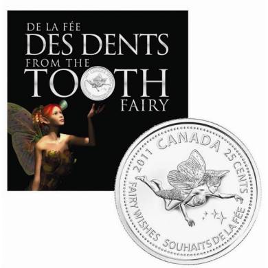 2011 - 25 Cents - Carte-cadeau de la Fée des dents