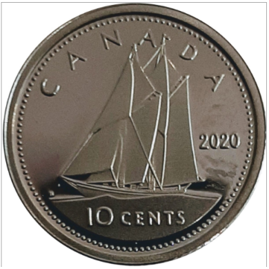 2020 - Proof - Canada 10 Cents