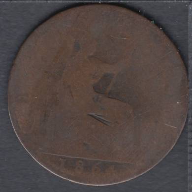 1864 - Half Penny - Great Britain