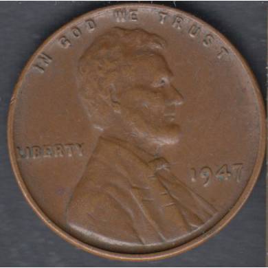 1947 - VF EF - Lincoln Small Cent