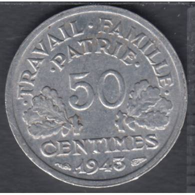 1943 - 50 Centimes - France