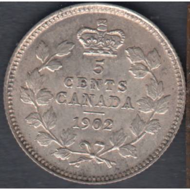 1902 - EF - Canada 5 Cents