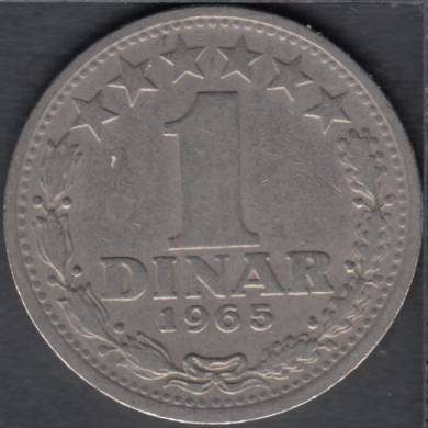 1965 - 1 Dinar - Yugoslavia