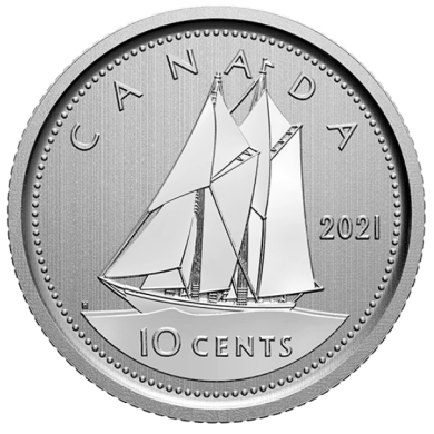 2021 - Specimen - Canada 10 Cents