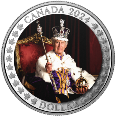 2024 - $1 - preuve numismatique en argent dition spciale  Anniversaire du couronnement de Sa Majest le roi Charles III