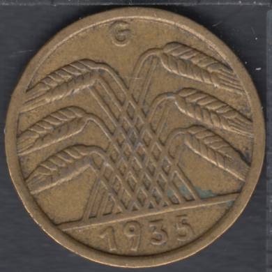1935 G - 5 Reichsnpfennig - Germany