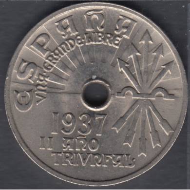 1937 - 25 Centimos - Espagne