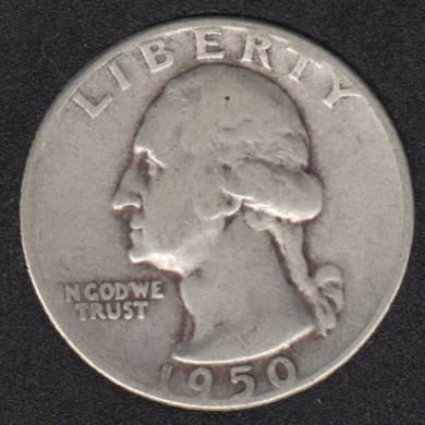 1950 D - Washington - 25 Cents