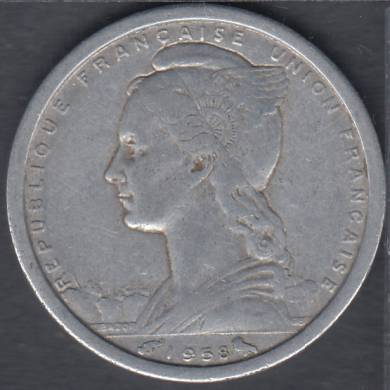 1958 - 1 Franc - Madagascar