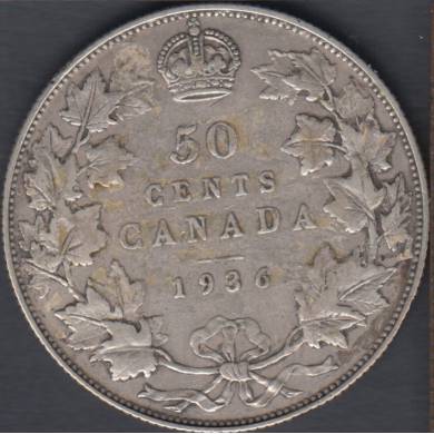 1936 - Fine - Canada 50 Cents