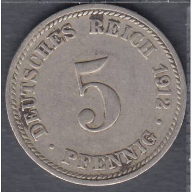 1912 D - 5 Pfennig - Germany